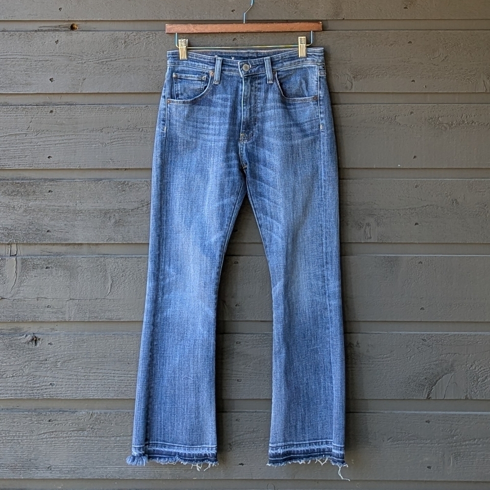 Ralph Lauren Denim & Supply Madison Crop High Rise Flare Size 26